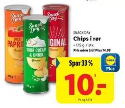 Lidl Chips i rør tilbud