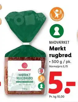 Lidl Mørkt rugbrød tilbud