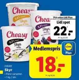 Lidl Skyr tilbud