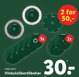 Lidl PARKSIDE Vinkelslibertilbehør tilbud