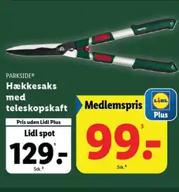 Lidl PARKSIDE® Hækkesaks med teleskopskaft tilbud