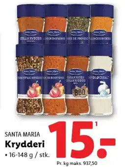 Lidl SANTA MARIA Krydderi tilbud