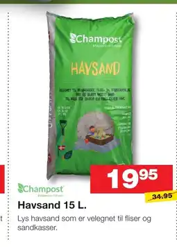 Bauhaus Champost Havsand tilbud
