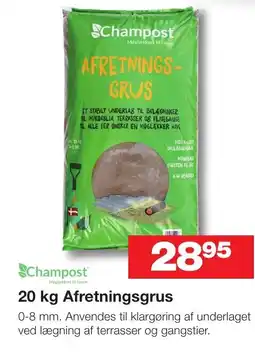 Bauhaus Champost Afretningsgrus tilbud