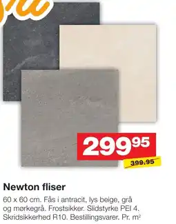 Bauhaus Newton fliser tilbud