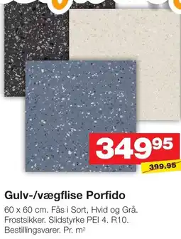 Bauhaus Gulv-/vægflise Porfido tilbud