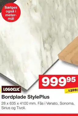 Bauhaus LOGOCLIC Bordplade StylePlus tilbud