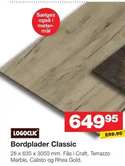 LOGOCLIC Bordplader Classic