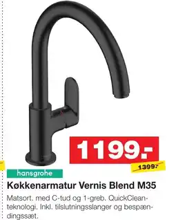 Bauhaus Køkkenarmatur vernis blend m35 tilbud