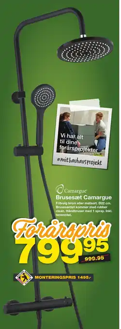 Bauhaus Brusesæt Camargue tilbud