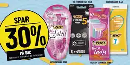 SPAR 30% PÅ BIC