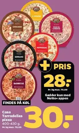 Netto Casa Tarradellas pizza tilbud