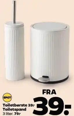 Netto Toiletbørste eller Toiletspand tilbud