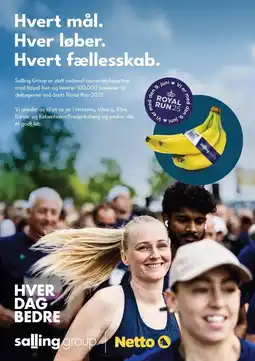 Netto Hvert mål. Hver løber. Hvert fællesskab tilbud
