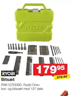 Bauhaus RYOBI Bitsæt tilbud