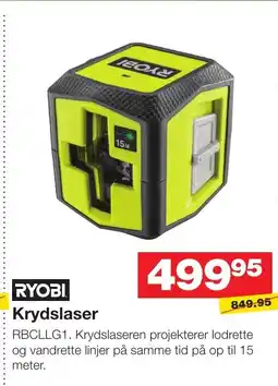 Bauhaus RYOBI Krydslaser tilbud