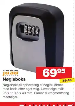 Bauhaus Jasa nøgleboks tilbud