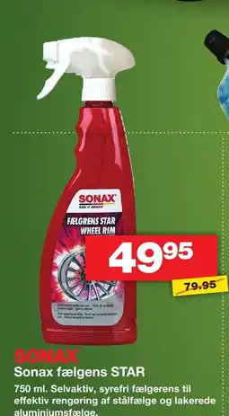 Bauhaus SONAX Sonax fælgens STAR tilbud