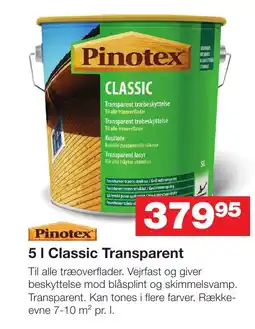Bauhaus Pinotex 51 Classic Transparent tilbud