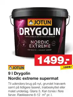 JOTUN 9 | Drygolin Nordic extreme supermat