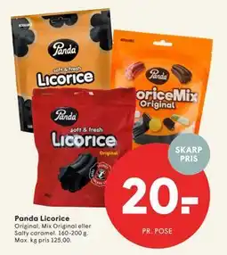 SPAR Panda Licorice tilbud