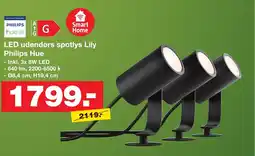 Bauhaus LED udendørs spotlys Lily tilbud