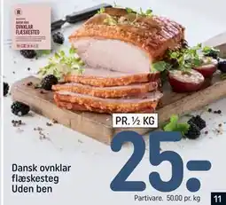 REMA 1000 Dansk ovnklar flæskesteg Uden ben tilbud