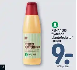 REMA 1000 REMA 1000 flydende plantefedtstof 500 ml tilbud