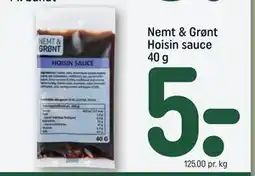 REMA 1000 Nemt & Grønt Hoisin sauce 40 g tilbud