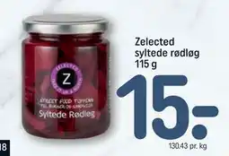 REMA 1000 Zelected syltede rødløg 115 g tilbud