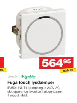 Bauhaus Fuga touch lysdæmper tilbud