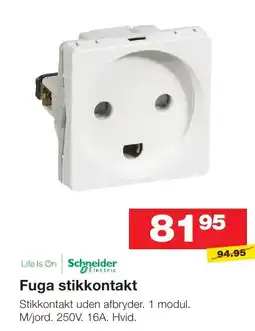 Bauhaus Fuga stikkontakt tilbud