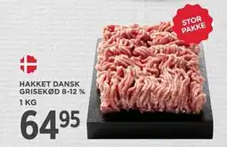 MENY HAKKET DANSK GRISEKØD 8-12 % tilbud