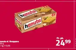 Fleggaard Hanuta el. Knoppers tilbud
