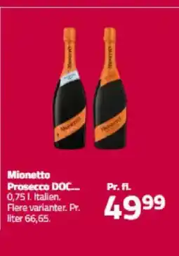 Fleggaard Mionetto Prosecco DOC. tilbud