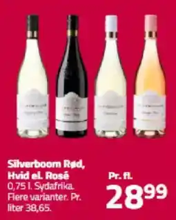 Fleggaard Silverboom rod hvid el. rose tilbud