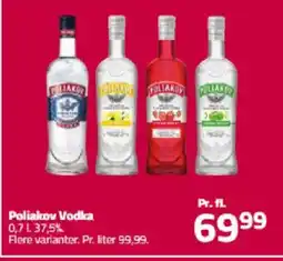 Fleggaard Poliakov Vodka tilbud