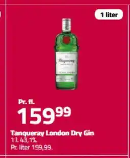 Fleggaard Tanqueray London Dry Gin 11.43,1% tilbud