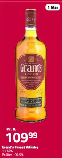 Fleggaard Grant's Finest Whisky tilbud
