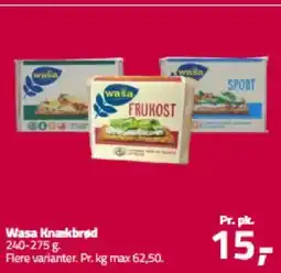 Fleggaard Wasa Knækbrød tilbud