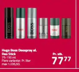 Fleggaard Hugo Boss Deospray el. Deo Stick tilbud