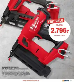 Stark MILWAUKEEⓇ STIFTEPISTOL tilbud