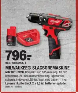 Stark MILWAUKEEⓇ SLAGBOREMASKINE tilbud