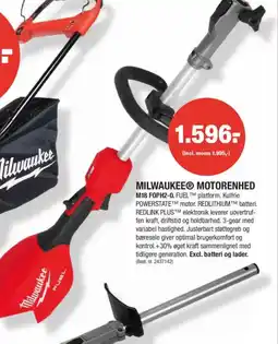 Stark MILWAUKEEⓇ MOTORENHED tilbud