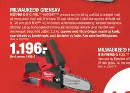 Stark MILWAUKEEⓇ GRENSAV tilbud