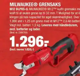 Stark MILWAUKEEⓇ GRENSAKS tilbud
