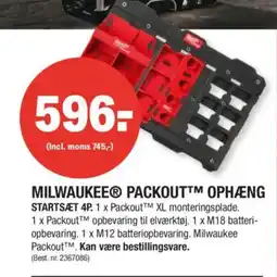 Stark MILWAUKEEⓇ PACKOUT™ OPHÆNG tilbud