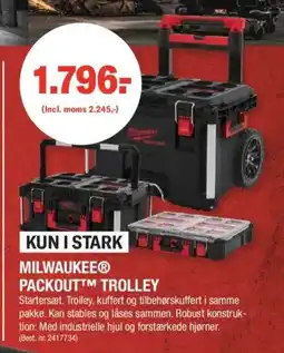 Stark KUN I STARK MILWAUKEEⓇ PACKOUT™M TROLLEY tilbud