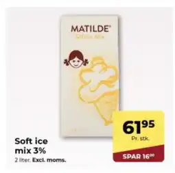 Dagrofa Food Service Soft ice mix 3% tilbud