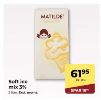 Dagrofa Food Service Soft ice mix 3% tilbud